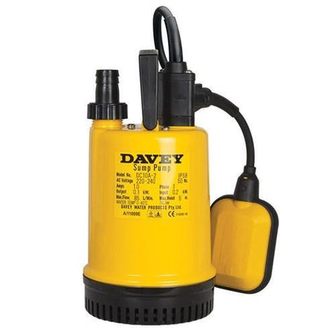 Davey Water Products Sump Pumps Davey Sump Pump DC10A